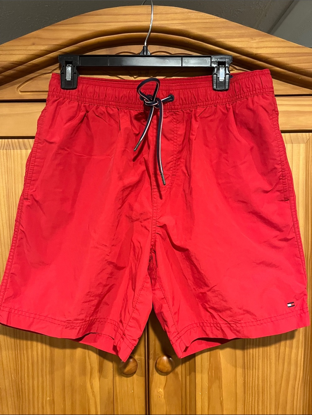 Tommy Hilfiger Bold Red Swim Trunks